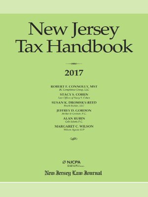 cover image of New Jersey Tax Handbook